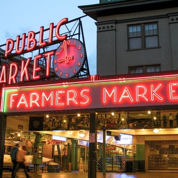 Pike Place Market i Seattle - USA
