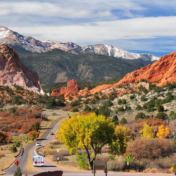 Pikes Peak Garden of the Gods i Colorado, USA