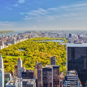 Oversigt over Central Park på Manhattan i New York