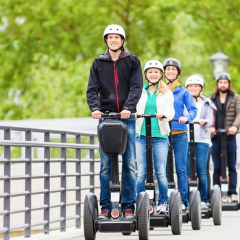 Segway - udflugt med turister på Segway