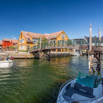 Havneområdet i Kristiansand, Norge