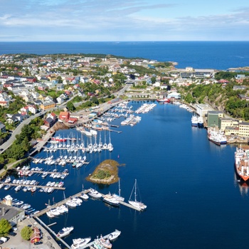 Kristiansund ved Atlanterhavet i Norge