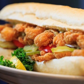 po boy sandwich fra new orleans