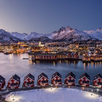 Rorbu-lejligheder på Svinøya Rorbuer, Norge