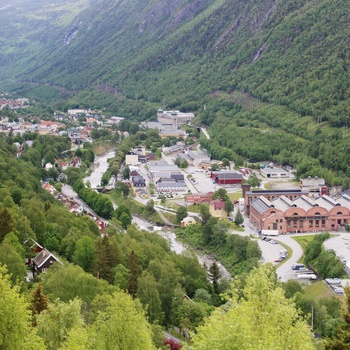 Udsigt over Rjukan