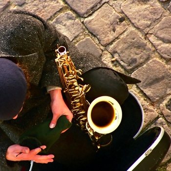 Gademusikant i Paris