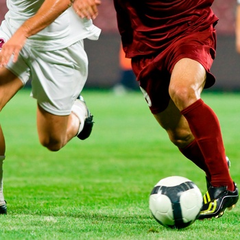 Tag til en fodboldkamp