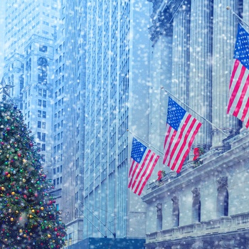 Jul i New York City - juletræ ved NYSE