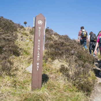 Vandreturen West Highland Way i Glencoe, Skotland