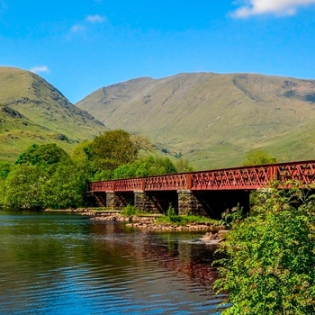 West Highland Line er en klassisk jernbanestrækning i Skotland, men kan også følges i bil