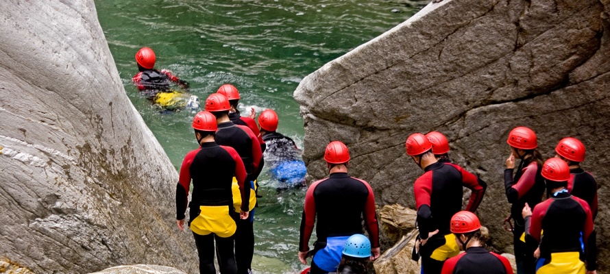 Canyoning ved Gardasøen