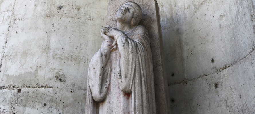 Statue af Jeanne d'Arc i Rouen, Normandiet i Frankrig