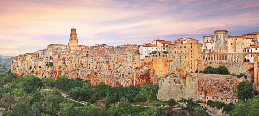 Pitigliano i Toscana