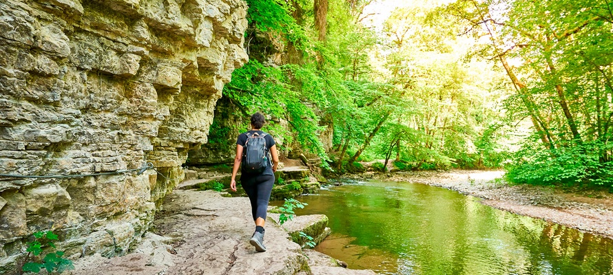 Wutach-kløften i Schwarzwald