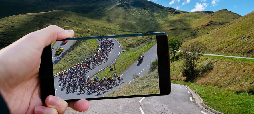 Se Tour de France på telefonen - husk rigeligt med roaming-data når du er i udlandet