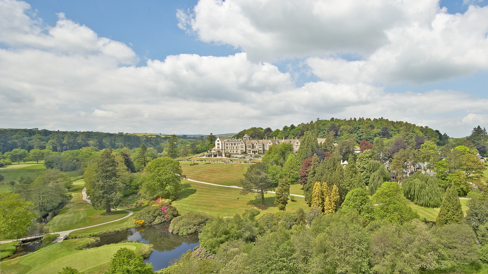 Bovey Castle i det sydvestlige England