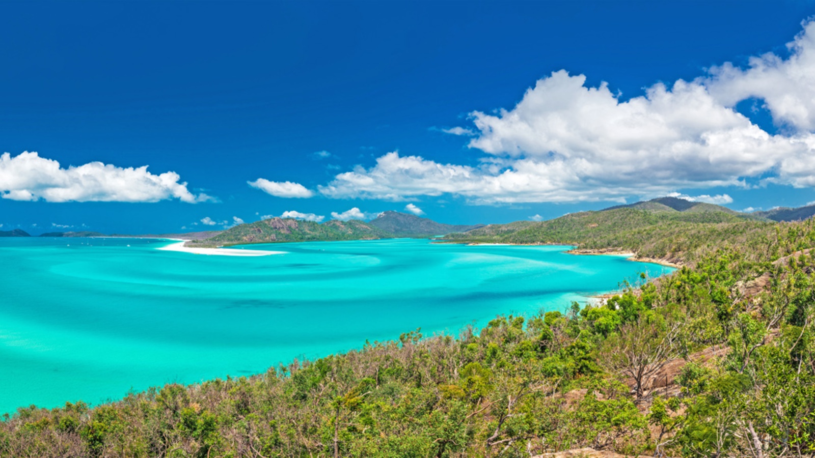 Whitehaven Beach, The Whitsundays i Queensland, Australien