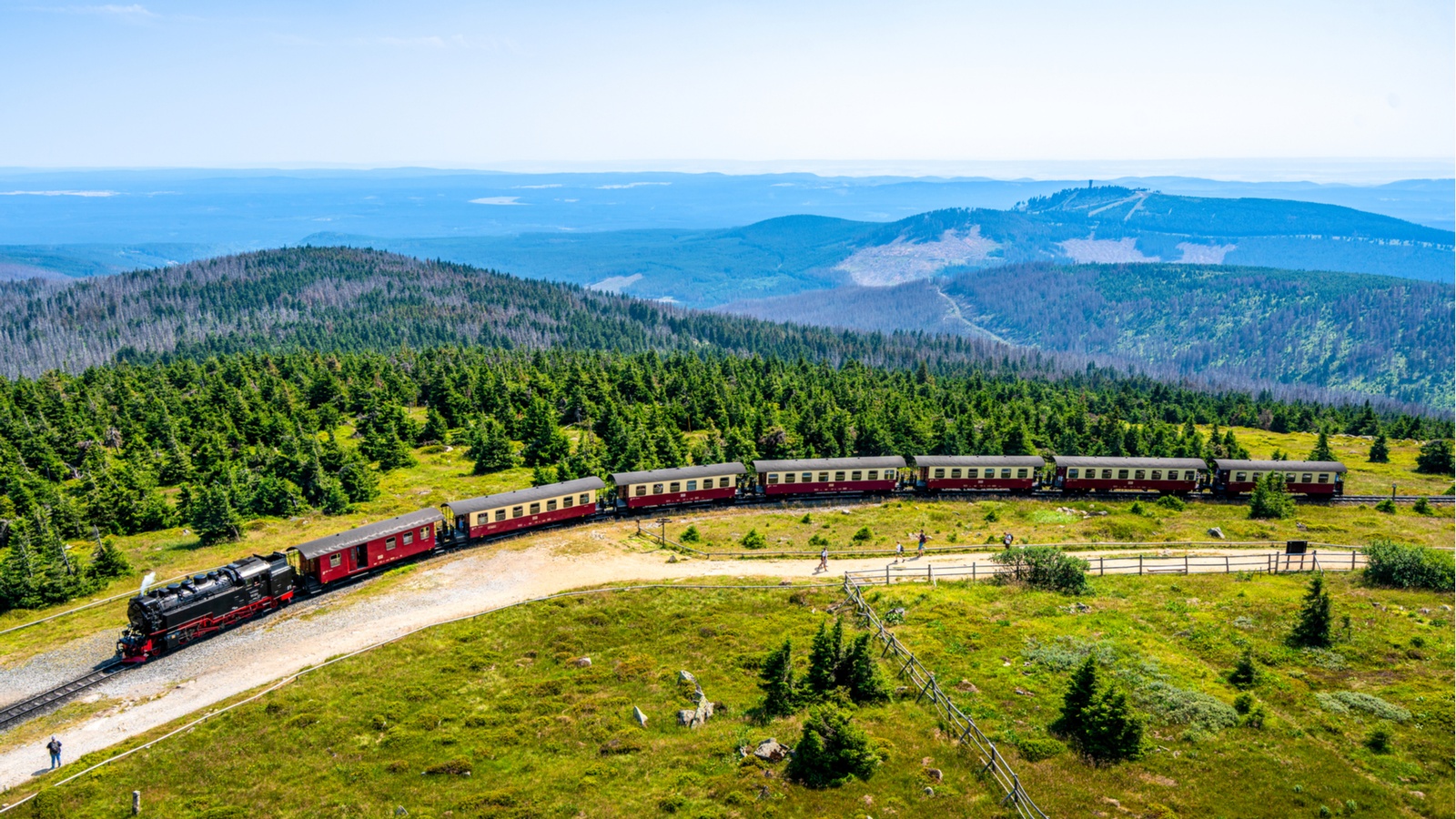Harzen - damptoget på Brocken Harzen - damptoget på Brocken