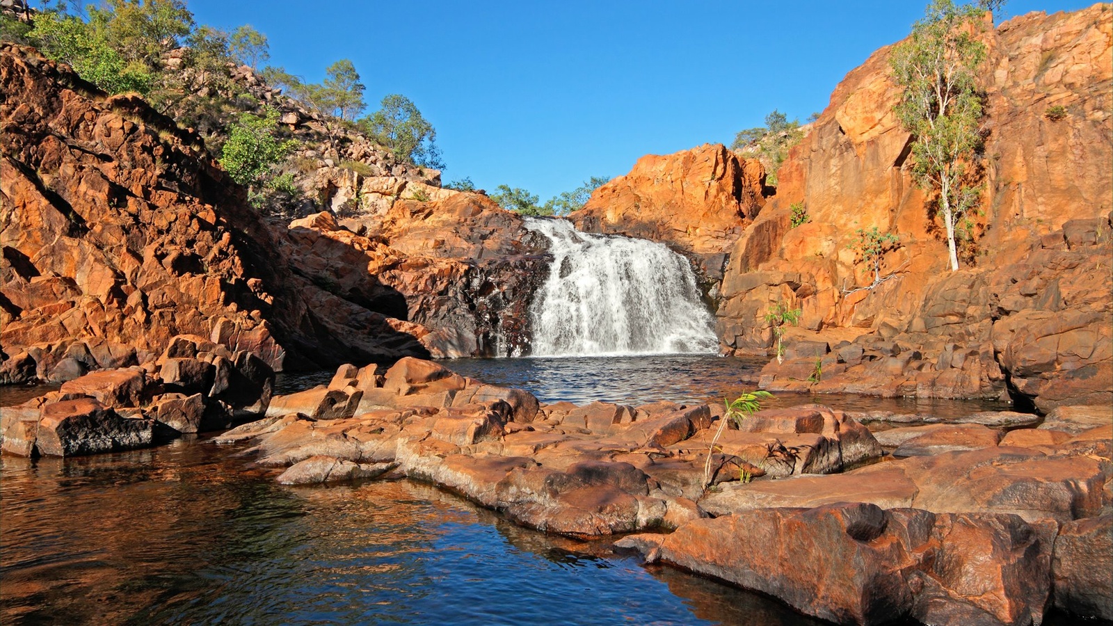 Vandfald i Kakadu Nationalpark - Northern Territory
