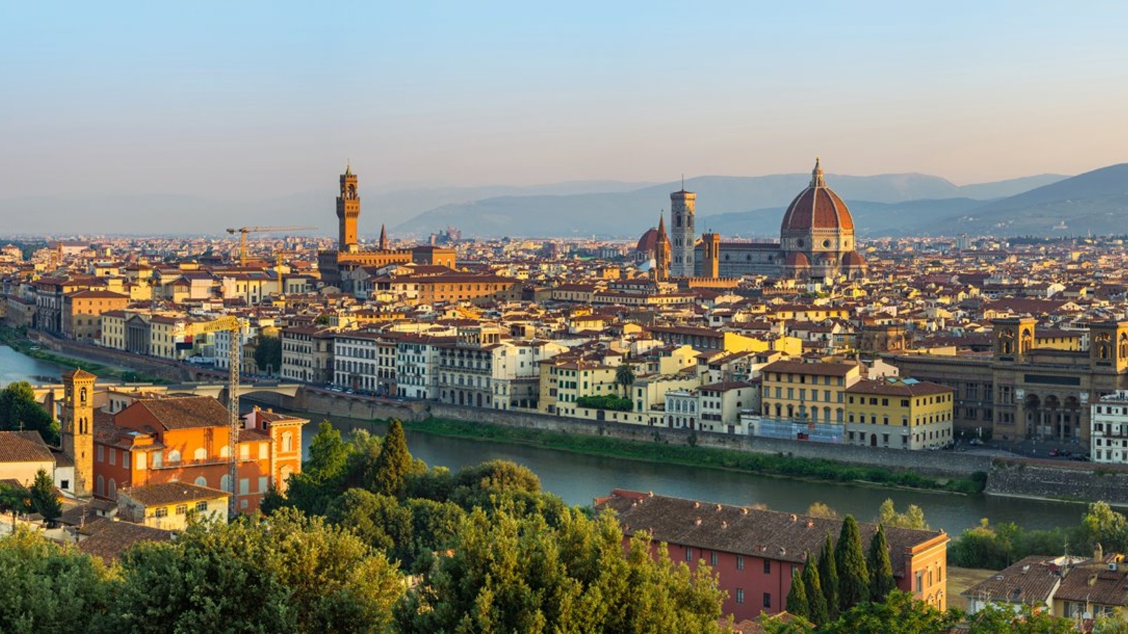 Panoramaudsigt ud over Firenze