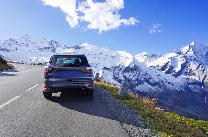 Den alpine pasvej Großglockner-Hochalpenstraße i Østrig