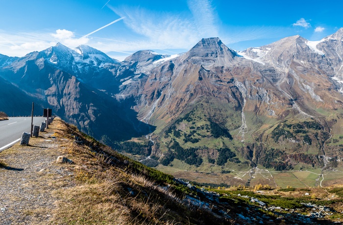 Den alpine pasvej Großglockner-Hochalpenstraße i Østrig