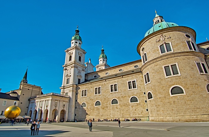 Domkirken på Domplatz i Salzburg, Østrig