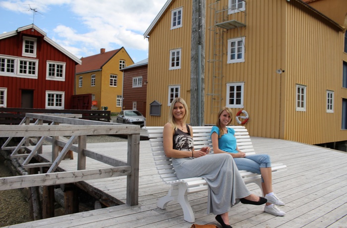 Havnefronten i Mosjøen Foto VisitHelgeland