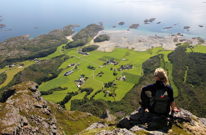 Udsigt over Vega, Norge - Foto Øyvind Flatmo VisitHelgeland