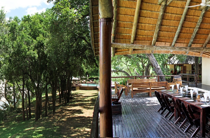 Mpala Safari Lodge - terassen