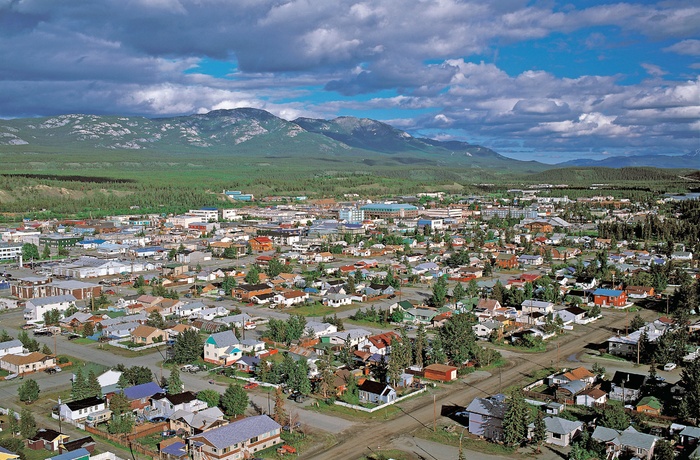 Whitehorse - hovedstaden i Yukon - Alaska