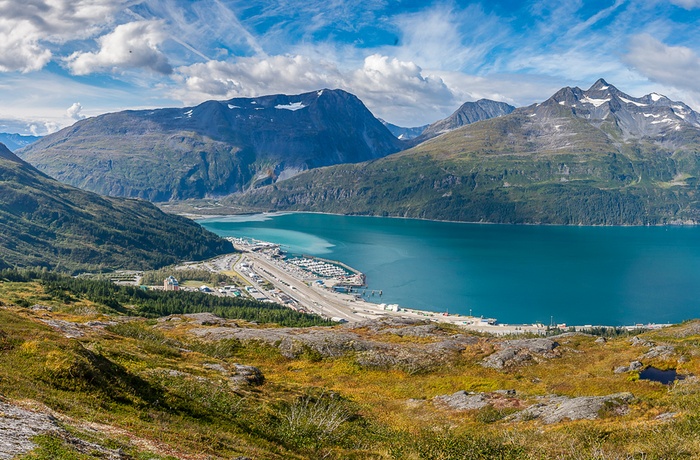 Passage Canal og havnebyen Whittier, Alaska