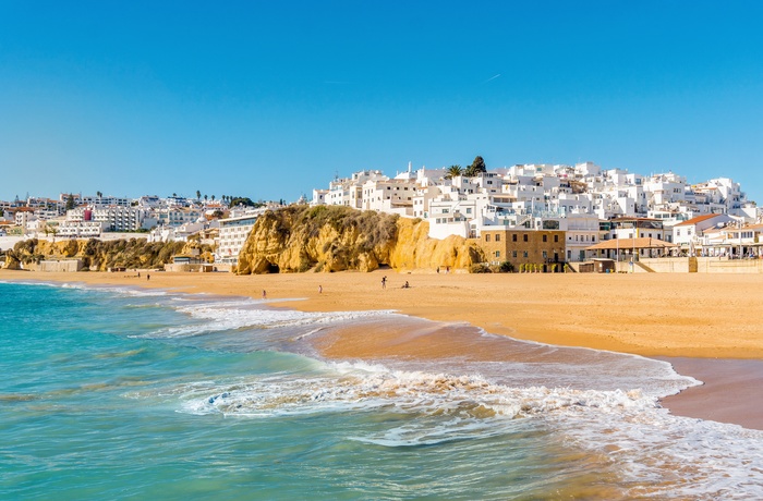 Kyst- og feriebyens Albufeira strand - Algarve og det sydlige Portugal