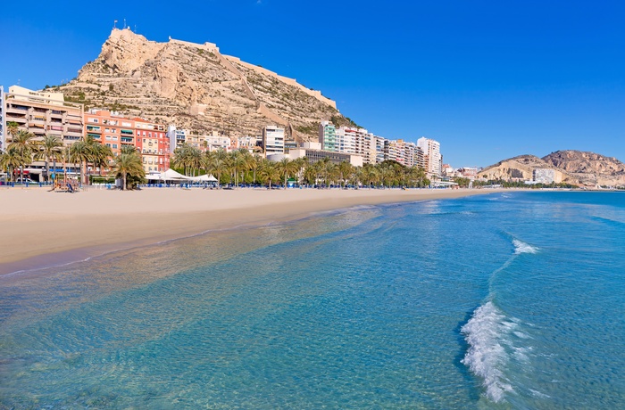 Stranden Playa del Postiguet i Alicante