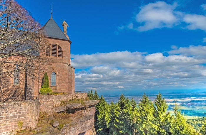 Kloster Mont Sainte-Odile i Obernai, Alsace i Frankrig