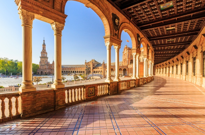 Plaza de Espana i Sevilla