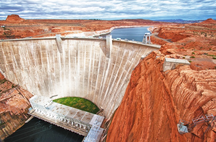 Glen Canyon dæmningen i Arizona, USA