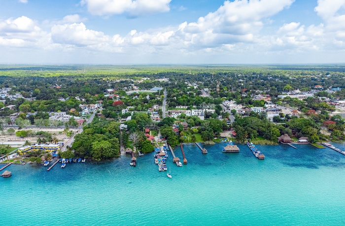 Bacalar by ved lagunen - Yucatán-halvøen i Mexico