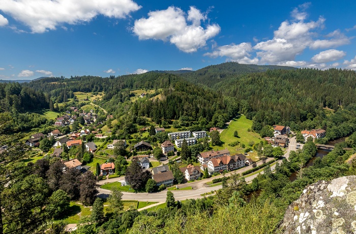 Byen Baiersbronn i Schwarzwald