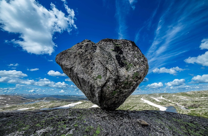 Berømt sten ved Voss
