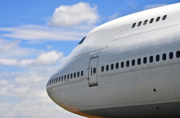 Snuden af en Boeing 747 eller Jumbojet