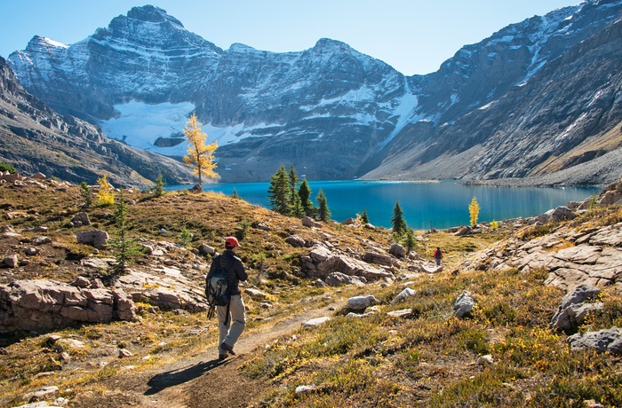 Vandring i Yoho National Park, British Columbia i Canada