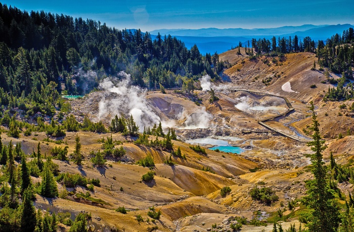 Lassen Volcanic National Park i Californien