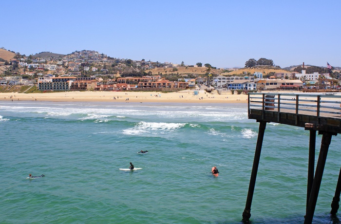 Pismo Beach set fra molen - Californien