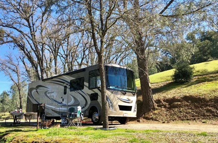 Campingpladsen Santa Margarita KOA, Californien i USA