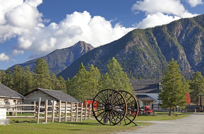 Kulturarvsbyen Fort Steele i British Columbia - Canada