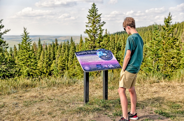 Ung mand i Cypress Hills Interprovincial Park - Canada