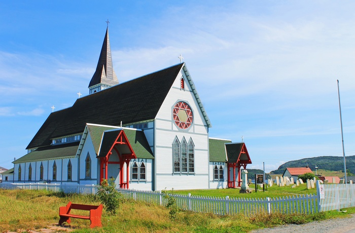St. Paul's Anglican Church, kirke i kystbyen Trinity på Newfoundland, Canada