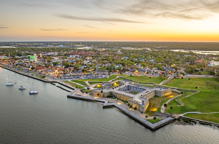 Castello de San Marcos i St. Augustine er den ældste fæstning i USA - Florida