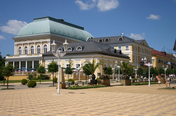 Centrum af spa-byen Frantiskovy